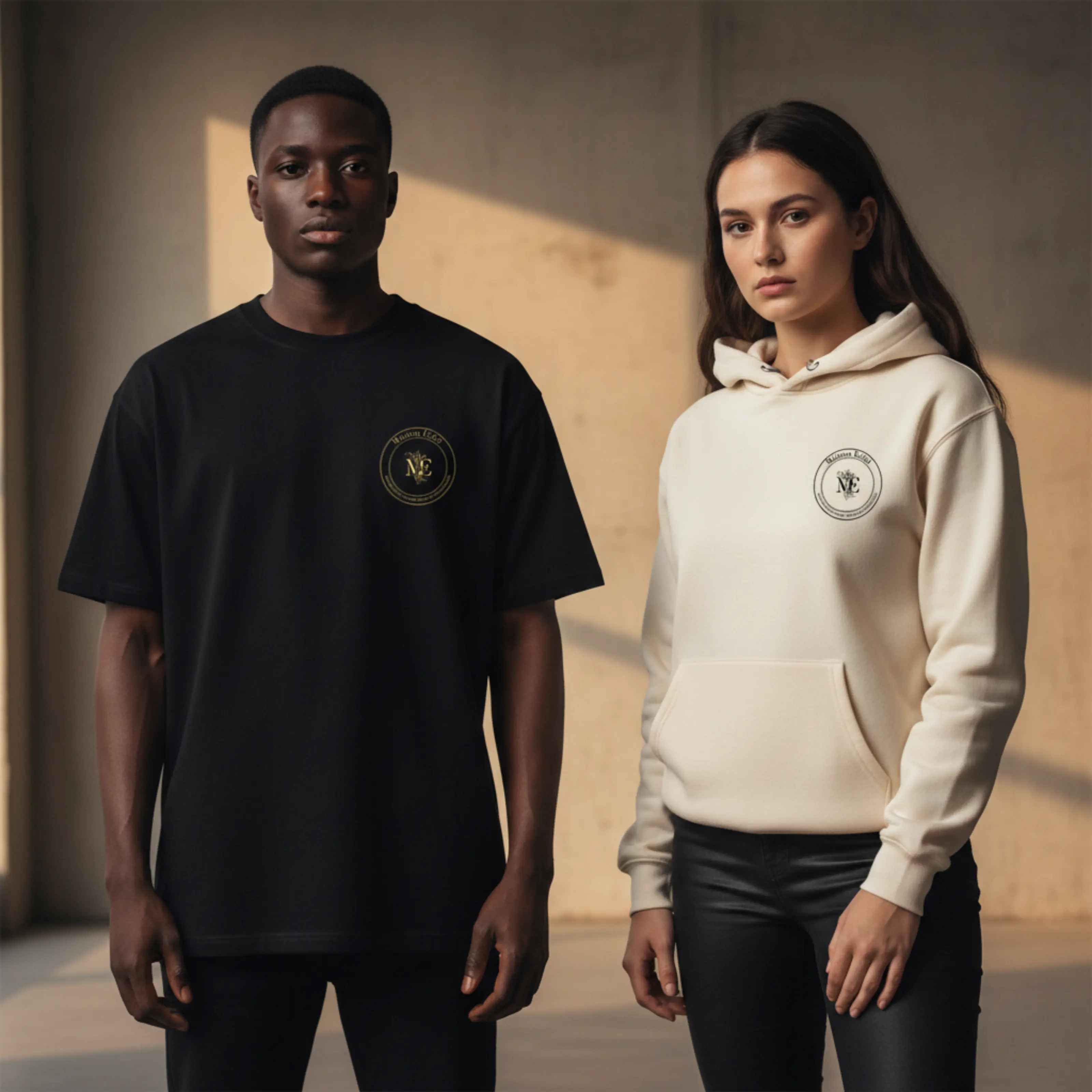Maison Éclat apparel brand mockup