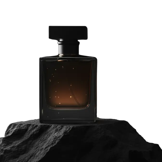 Perfume and marble base